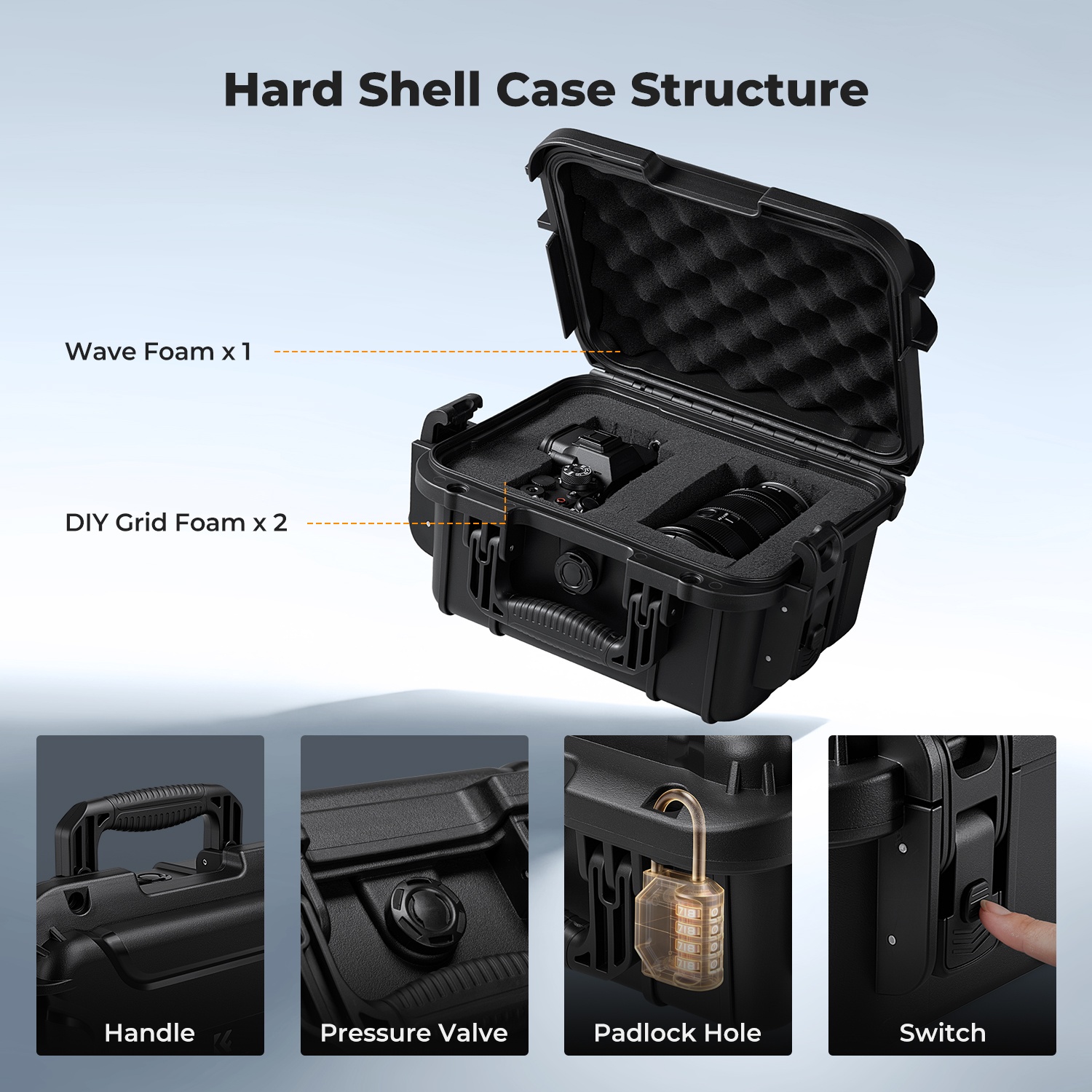 K&F CONCEPT IP67 Waterproof Ca - Drone Camera Case 评论和价格